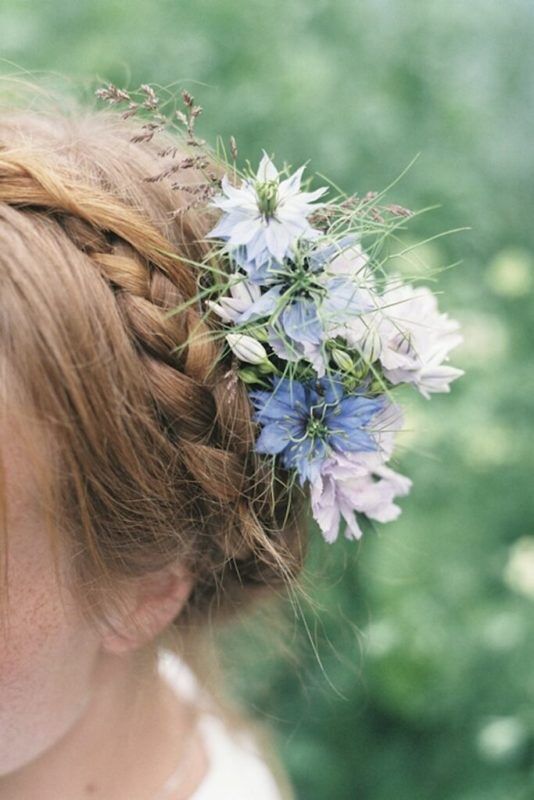romantic outdoor wedding spring wedding inspiration romantic wedding  hairstyles